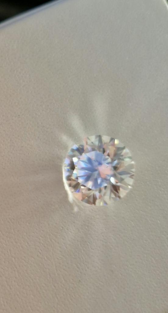 Moissanite 10 Karaat, Sieraden, Tassen en Uiterlijk, Edelstenen, Nieuw, Verzenden