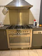 Grote Oven van Boretti met 5-pits Gasfornuis en afzuigkap, Ophalen, Gebruikt, 60 cm of meer, Grill