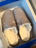 Grijze suede Birkenstock boston maat 41, Kleding | Dames, Schoenen, Ophalen of Verzenden, Zo goed als nieuw, Grijs