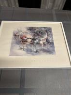 Willem Haenraets Romantische Poster Achter Glas, Ophalen of Verzenden