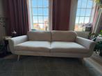 Leen Bakker bank - beige, Huis en Inrichting, Banken | Bankstellen, Ophalen, Driepersoons, 75 tot 100 cm, Zo goed als nieuw