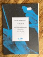 Geoffrey Bush, Eight songs for high voice, zang en piano, Zang, Klassiek, Ophalen of Verzenden, Zo goed als nieuw