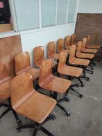Vintage Bureaustoelen (14), Ophalen, Zo goed als nieuw, Hout