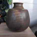 Grote vaas met bronsglazuur, Antiek en Kunst, Ophalen of Verzenden