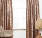 Turkse Gordijnen + Vitrage - Luxe Uitstraling, Bruin, Ophalen of Verzenden, Zo goed als nieuw, 200 cm of meer