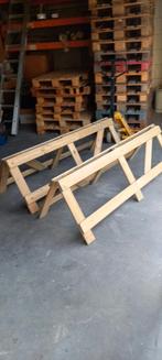 2 inklapbare schragen - 169x64x54 cm, Ophalen, Gebruikt, Overige typen, Onbekend