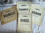 Bladmuziek - Piano - Handel•Schumann •Tschaikowsky •Diabelli, Muziek en Instrumenten, Bladmuziek, Gebruikt, Klassiek, Ophalen of Verzenden