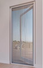 2x Bruynzeel Rolhor Deur Wit 110x235 cm, Doe-het-zelf en Verbouw, Deuren en Horren, 215 cm of meer, Hordeur, Nieuw, Metaal
