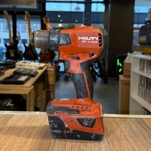 Hilti SF 4-A22 Boor/Schroefmachine | Incl Accu | Met garanti, Doe-het-zelf en Verbouw, Gereedschap | Boormachines, Zo goed als nieuw