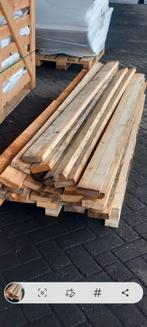 30 mooie rechte grenen balken NIEUW, Doe-het-zelf en Verbouw, Hout en Planken, Ophalen, Grenen, Zo goed als nieuw, Balk