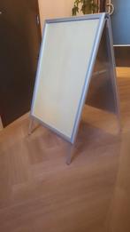 Aluminium A1 stoepbord, Verzamelen, Merken en Reclamevoorwerpen, Ophalen, Gebruikt, Reclamebord