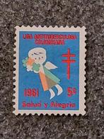 Colombia Antuberculose cinderella sluitzegel 1961, Ophalen of Verzenden, Zuid-Amerika