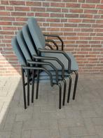 stapelbare stoelen, Huis en Inrichting, Stoelen, Ophalen, Overige kleuren, Zo goed als nieuw, Metaal