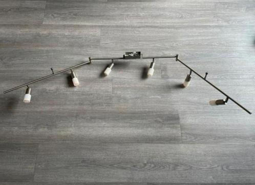 6-spots lamp Bouwhof, Huis en Inrichting, Lampen | Spots, Zo goed als nieuw, Plafondspot of Wandspot, Metaal of Aluminium, Ophalen