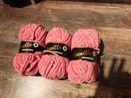 3x Chenille & 6x Lammy Yarns - Roze, Hobby en Vrije tijd, Ophalen of Verzenden