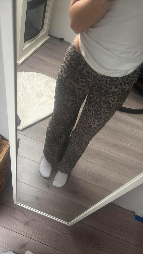 Panter-spijkerbroek maat XS, Kleding | Dames, Broeken en Pantalons, Zo goed als nieuw, Maat 34 (XS) of kleiner, Blauw, Ophalen of Verzenden