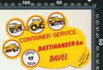 Sticker: Container Service Bastiaansen - Bavel, Ophalen of Verzenden, Zo goed als nieuw, Bedrijf of Vereniging