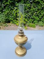 Antieke olielamp koper, Antiek en Kunst, Ophalen
