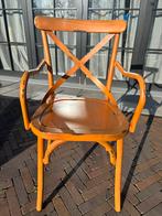 Metalen stoel, Huis en Inrichting, Stoelen, Ophalen, Zwart, Zo goed als nieuw, Metaal