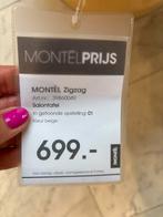 Montèl Zigzag Bijzettafel Beige, Ophalen, Minder dan 45 cm, Rond, Nieuw