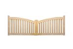 Eiken Toegangspoort IP02 | 4.00m totaal, Ophalen, 100 tot 150 cm, Nieuw, Hout
