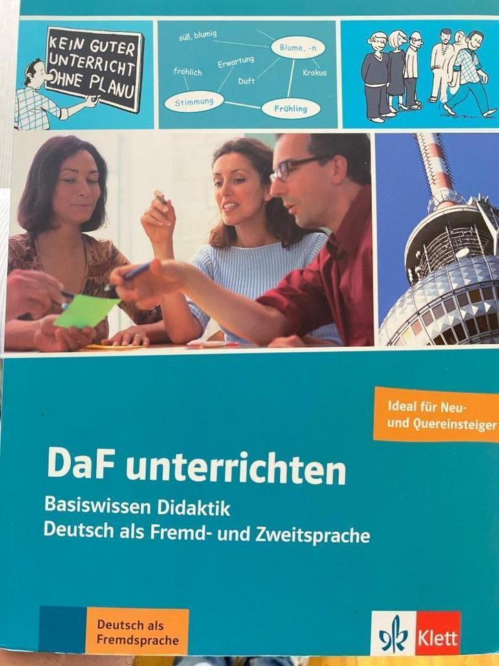 DaF unterrichten Basiswissen Didaktik: Deutsch als Fremdspra, Boeken, Studieboeken en Cursussen, Zo goed als nieuw, HBO, Alpha