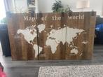 Drie luik MAP OF THE WORLD, Huis en Inrichting, Ophalen, Zo goed als nieuw