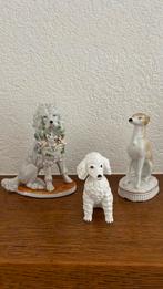 Antieke porseleinen hondjes, Antiek en Kunst, Antiek | Porselein, Ophalen of Verzenden