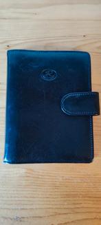 HJ de Rooij zwartleren agendaomslag, 15x11 cm, model Junior, Ophalen of Verzenden, Zo goed als nieuw