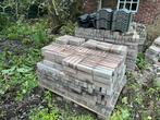 Beton klinkers (waaltjes), Tuin en Terras, Tegels en Klinkers, Ophalen, Gebruikt, Klinkers, 10 m² of meer