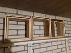 Set van 6 houten wandkubussen, Ophalen, Zo goed als nieuw