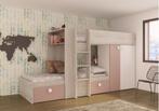 Maxim Multifunctioneel Stapelbed - 90x190 - Oudroze