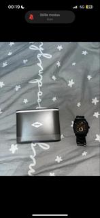 Fossil Machine FS4682 Herenhorloge, Sieraden, Tassen en Uiterlijk, Horloges | Heren, Leer, Staal, Polshorloge, Ophalen of Verzenden