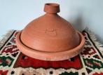 Fraaie grote tajine, aardewerk, Ophalen of Verzenden, Zo goed als nieuw, Overige materialen