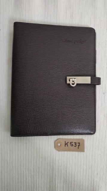 K537 agendaorganizer A5 bruin kunstleder in zeer goede staat beschikbaar voor biedingen