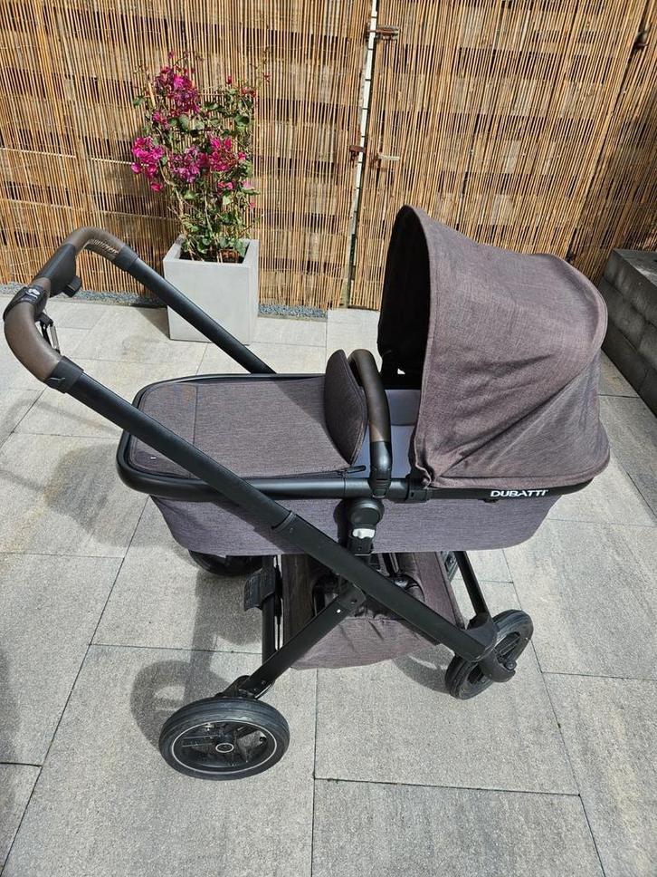 Dubatti, Kinderen en Baby's, Kinderwagens en Combinaties, Gebruikt, Overige merken, Luchtbanden, Verstelbare duwstang, Ophalen