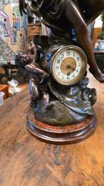 Grote pendule Engel met putty 67 cm, Antiek en Kunst, Antiek | Klokken, Ophalen