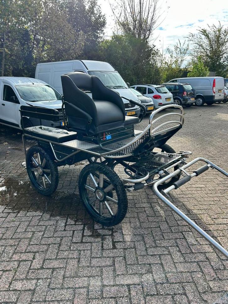 Marathon recreatie menwagen, Dieren en Toebehoren, Rijtuigen en Koetsen, Zo goed als nieuw, Marathonwagen, Paard of Pony