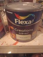 Verf krijtverf flexa, Doe-het-zelf en Verbouw, Verf, Beits en Lak, Ophalen of Verzenden, Wit