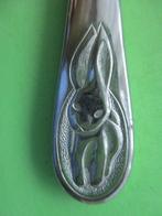 (KB4800) Kinderbestek Haasje mes, Ophalen of Verzenden, Gebruikt