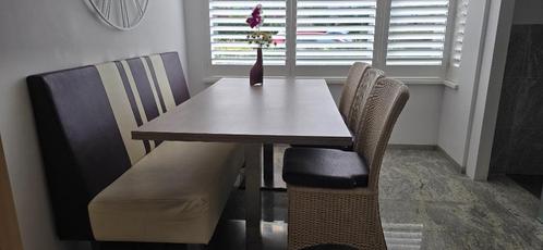 Eethoek compleet( modern ), Huis en Inrichting, Complete eetkamers, Gebruikt, 4 tot 6 stoelen, Ophalen