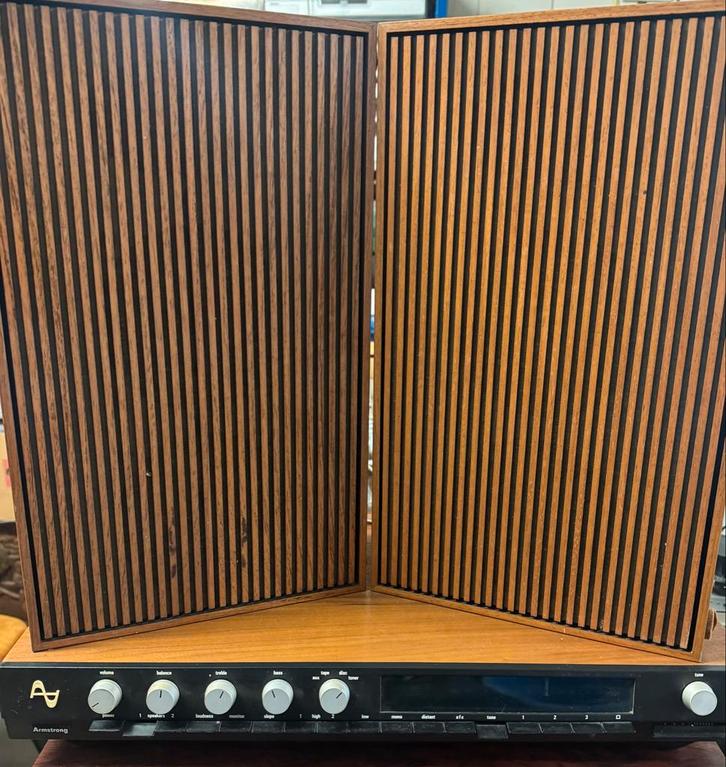 Armstrong 600 series amplifier met Blaupunkt LAB 104, Audio, Tv en Foto, Versterkers en Receivers, Gebruikt, Overige merken, Ophalen