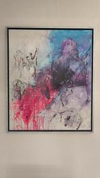 Acryl schilderij op doek, Ophalen