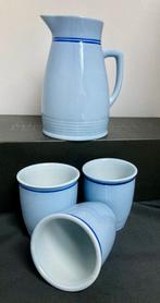 Vintage Waterkan + kopjes - Oostenrijk, Ophalen of Verzenden, Zo goed als nieuw, Overige stijlen, Kop(pen) en/of Schotel(s)