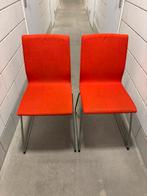 Twee eetkamer stoelen, Huis en Inrichting, Stoelen, Ophalen, Gebruikt, Twee, Rood
