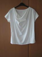 Speels wit shirt met watervalhalslijn SKUNKFUNK 38 snazzeys, Maat 38/40 (M), Skunkfunk, Verzenden, Wit