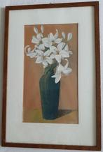 Schilderij lelies bloemen gesigneerd venema, Antiek en Kunst, Kunst | Schilderijen | Klassiek, Ophalen of Verzenden