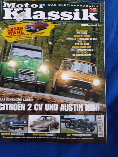 Motor Klassik 2006 12 Steyr Puch - Citroën 2CV - Austi Mini, Boeken, Auto's | Folders en Tijdschriften, Zo goed als nieuw, Algemeen