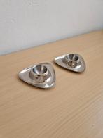 Vintage eierhouders WmF RVS eierdop kaarshouder design, Ophalen of Verzenden