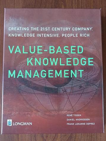 Tissen, Andriessen, Deprez. Value-based knowledge management beschikbaar voor biedingen